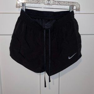 Plain Black Nike Running Shorts